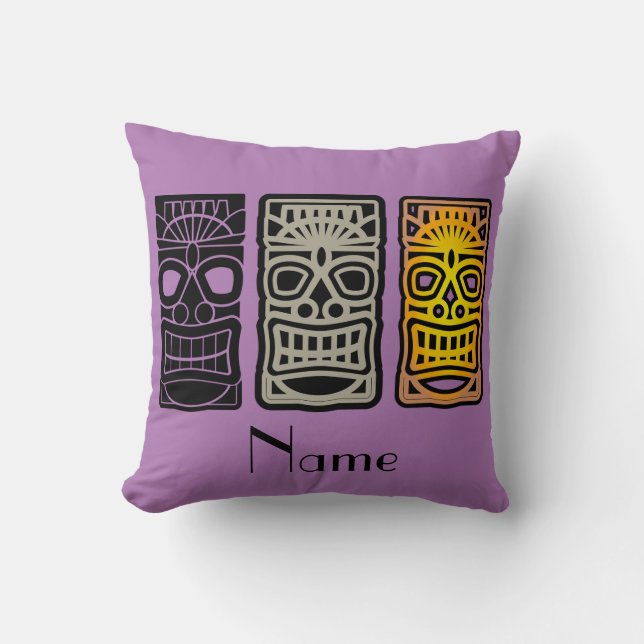 Coussin Sculptures Triple Tiki Thunder_Cove (Recto)
