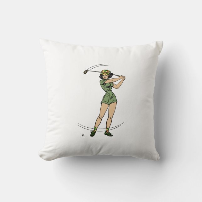 Coussin Se réchauffer pour Golf Lady Golfer (Recto)