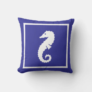 Coussin Sea Horse ~ Beach House