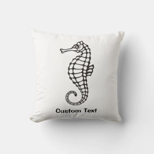 Coussin Seahorse Black