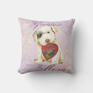 Coussin Sealyham Terrier Coeur Maman Jette l'oreiller