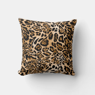 Coussin Seamless leopard texture, animal skin
