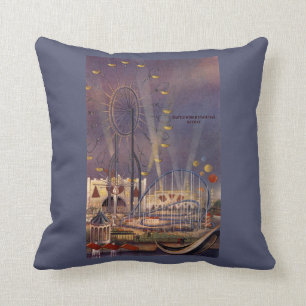 Coussin Seattle, affiche de l'Exposition universelle