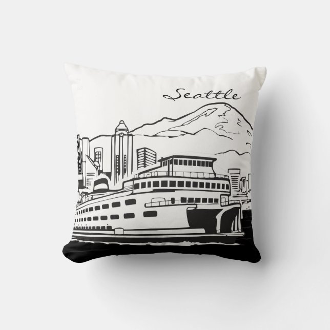 Coussin Seattle Washington (Recto)