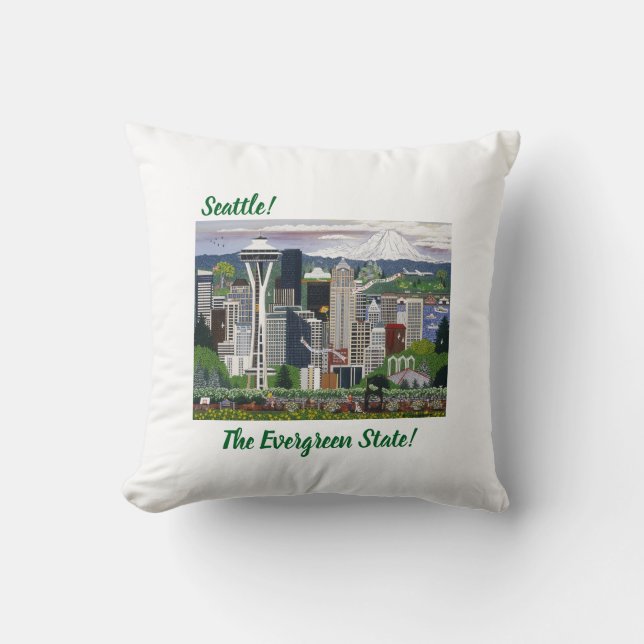 Coussin Seattle Washington (Recto)
