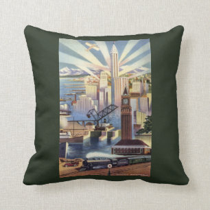 Coussin Seattle, Washington - vue du centre ville