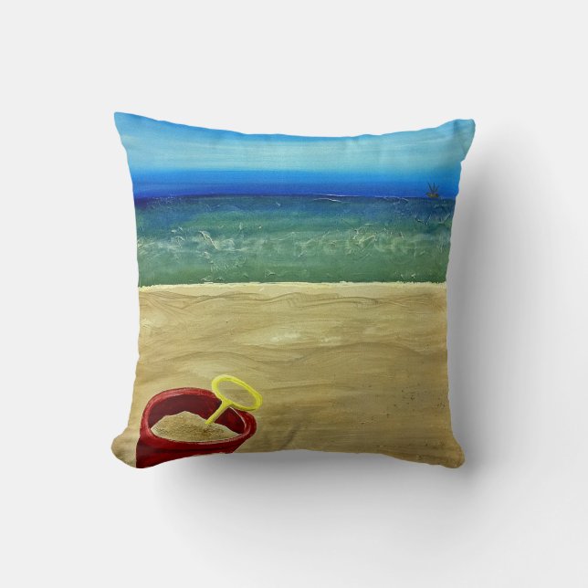 Coussin Seau de plage (Recto)