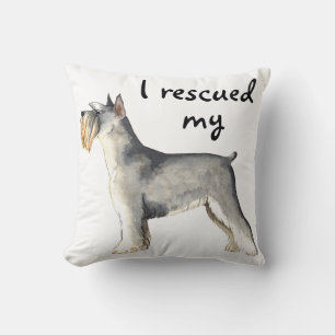 Coussin Secourir Schnauzer miniature