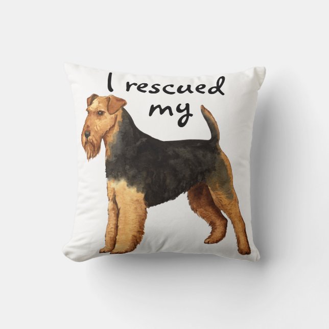 Coussin Secourt Welsh Terrier (Recto)