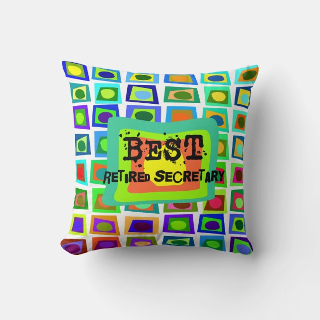 Coussin Secrétaire retraité par meilleur PIllow Artsy (Recto)