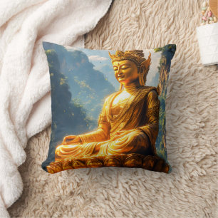 Coussin Seigneur Bouddha de la Terre d'Or