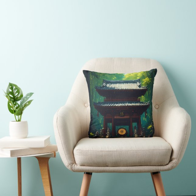 Coussin "Seijaku no Mon" – Porte de la Tranquillité (Chaise)