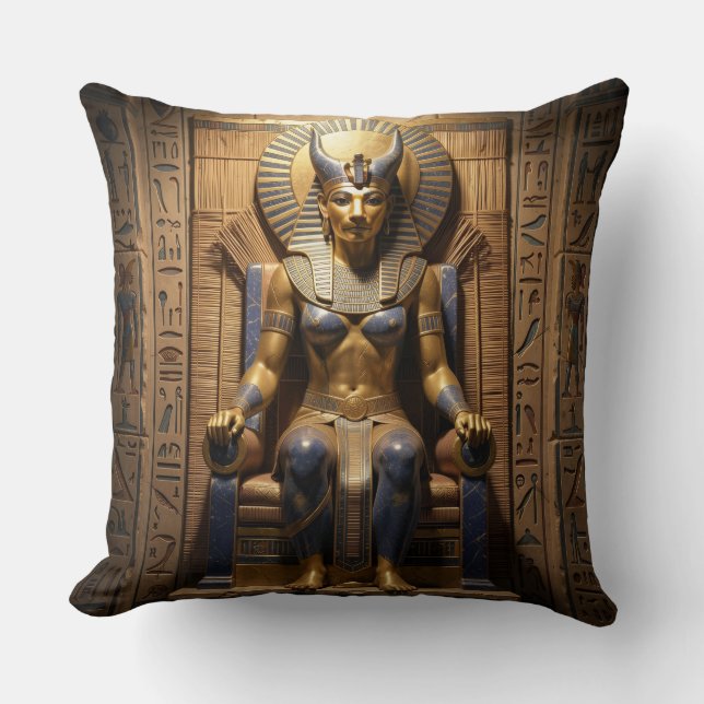 Coussin Sekhmet – Lion-Headed War Goddess (Recto)