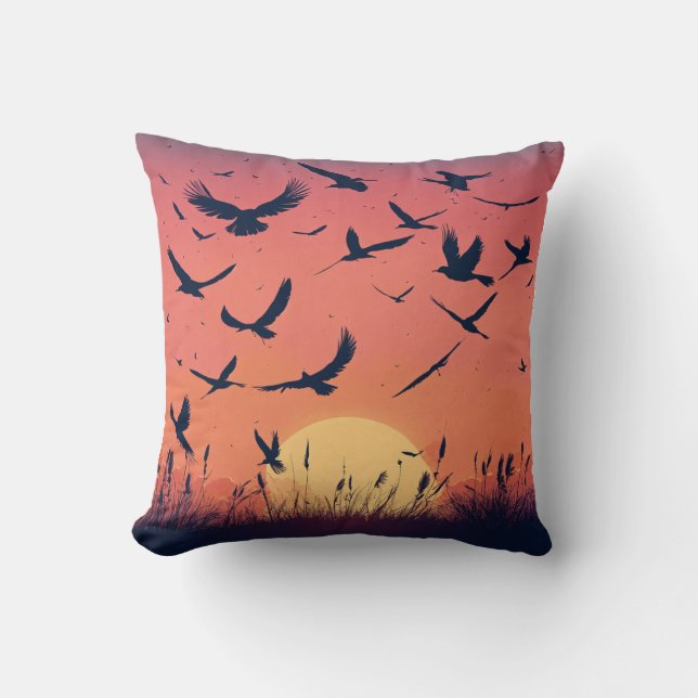 Coussin S'élever dans le silence (Recto)