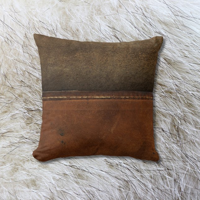 Coussin Selle Up Tan Faux Cuir (Créateur téléchargé)