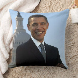 Coussin Sénateur américain, 44e président américain Barack