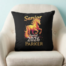 Senior 2026 Fire Horse Chinese Zodiac Personalized