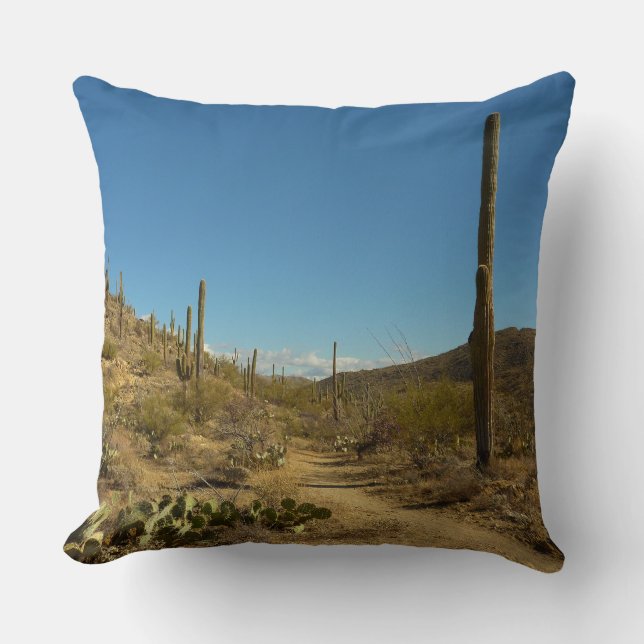Coussin Sentier Carillo du Saguaro dans le parc national d (Recto)