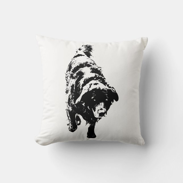 Coussin Sentinelle de la nuit de récolte (Recto)