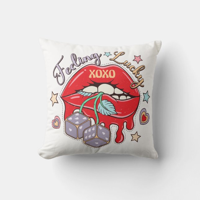 Coussin Sentir chanceux (Recto)