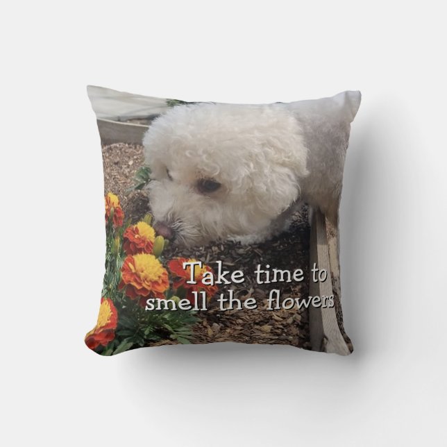 Coussin Sentir les Fleurs (Recto)