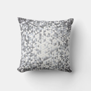 Coussin Séquins d'argent : Arrière - plan de mosaïque scin
