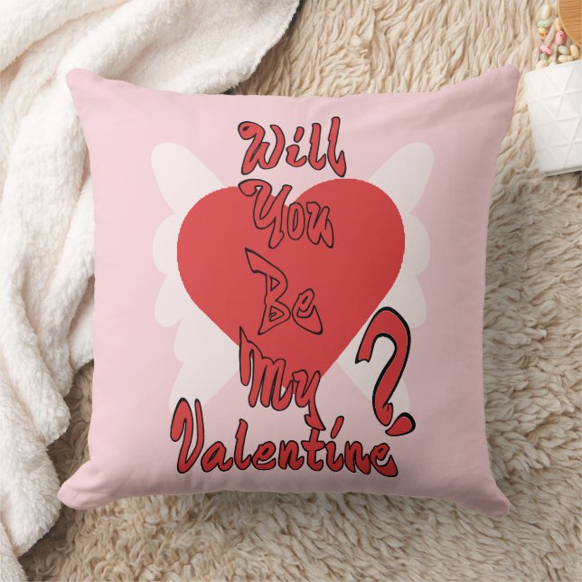 Coussin Seras-tu mon Saint-Valentin? (Couverture)