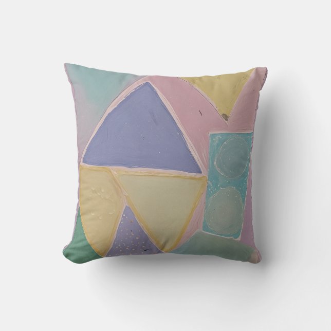 Coussin Serene Abstracts: A Pastel Dream (Recto)
