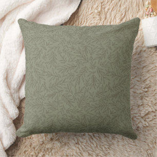 Coussin Serene Sage Green   Forêt profonde calme ton sur t