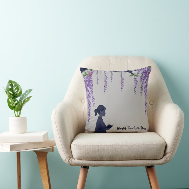 Coussin Serene Wisteria Dreams  (Chaise)