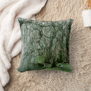 Coussin Sérénité du jardin en pastels
