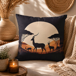 Coussin Sérénité en mouvement Inspiré de l'antilope