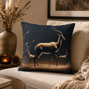 Coussin Sérénité en mouvement Inspiré de l'antilope