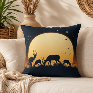 Coussin Sérénité en mouvement Inspiré par l'antilope