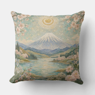 Coussin Sérénité printanière mosaïque