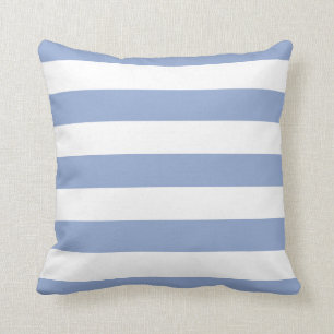 Coussin Serenity Blue & White Striped
