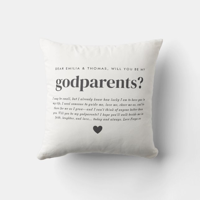 Coussin Serez-Vous Mes Parents - Proposition Photo (Verso)
