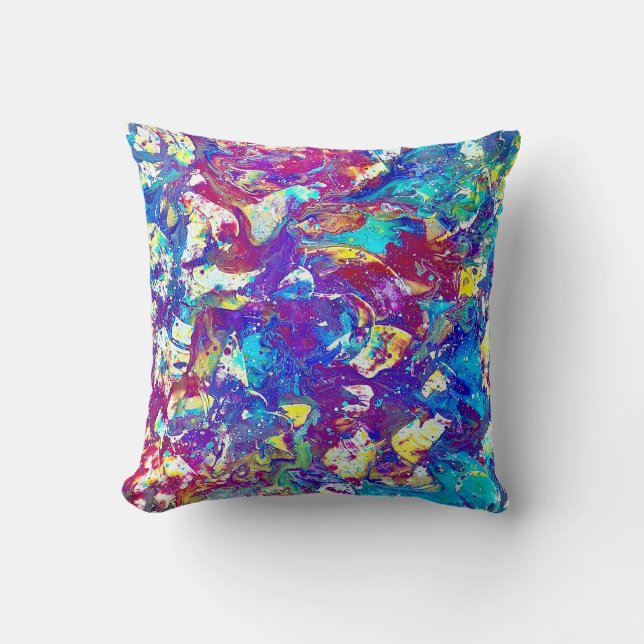 Coussin Série Broken Mood Ring n° 1 – Spectre Fracturé (Recto)