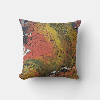 Coussin Série de rayonne fondue - Peinture de verres acryl
