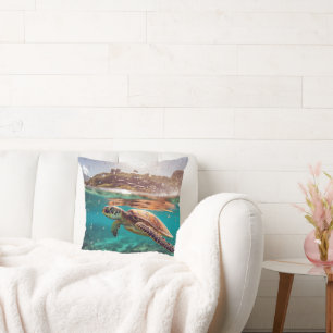 Coussin Série des tortues marines