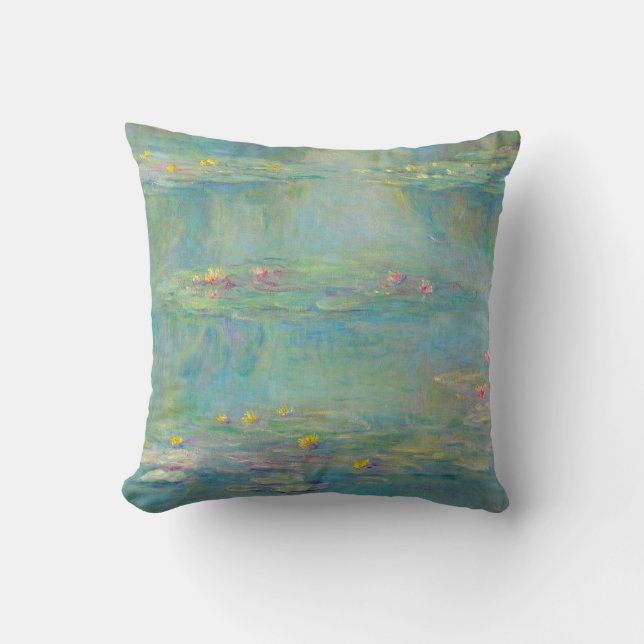Coussin Série Water Lilies par Claude Monet (Recto)