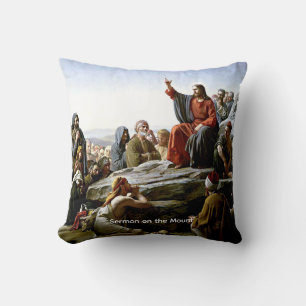 Coussin Sermon sur le mont par Carl Bloch