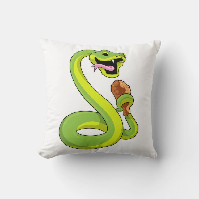 Coussin Serpent au poulet (Recto)