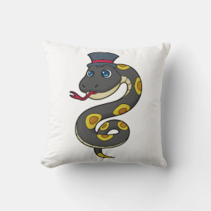 Coussin Serpent avec Casquette