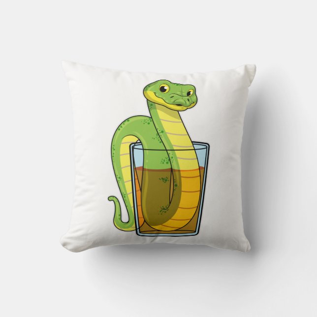 Coussin Serpent avec jus (Recto)