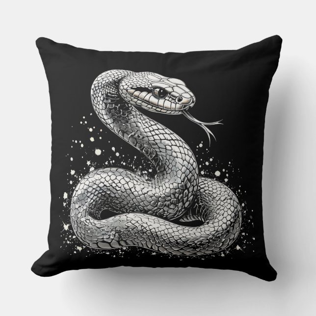 Coussin Serpent d'argent (Recto)