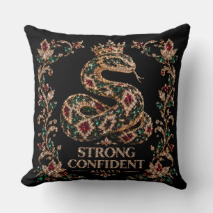 Coussin Serpent Royal Cristal Design de Luxe