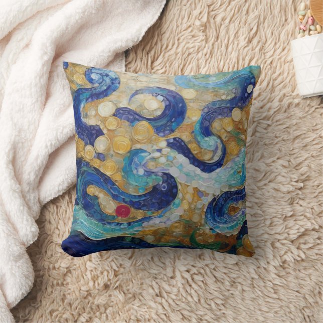 Coussin Serpents à eau Klimt (Couverture)