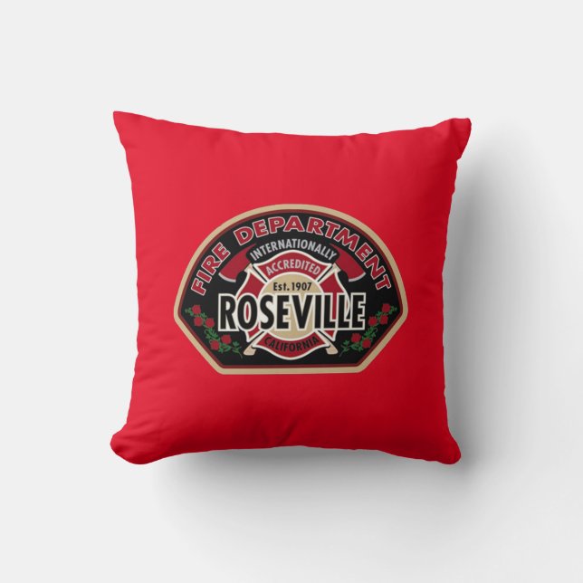 Coussin Service d'incendie de Roseville (Recto)