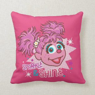 Coussin Sesame Street Abby Cadabby - Étincelle & Brillan